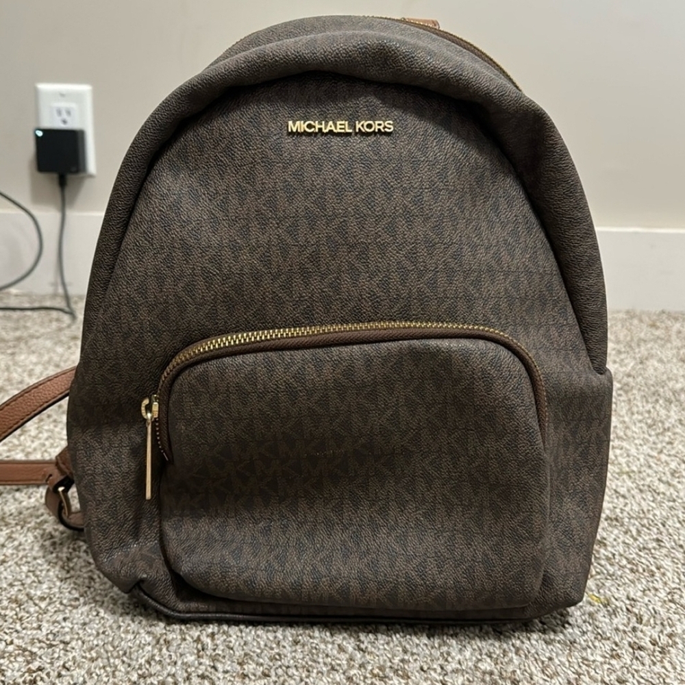 Michael Kors Brown Backpack